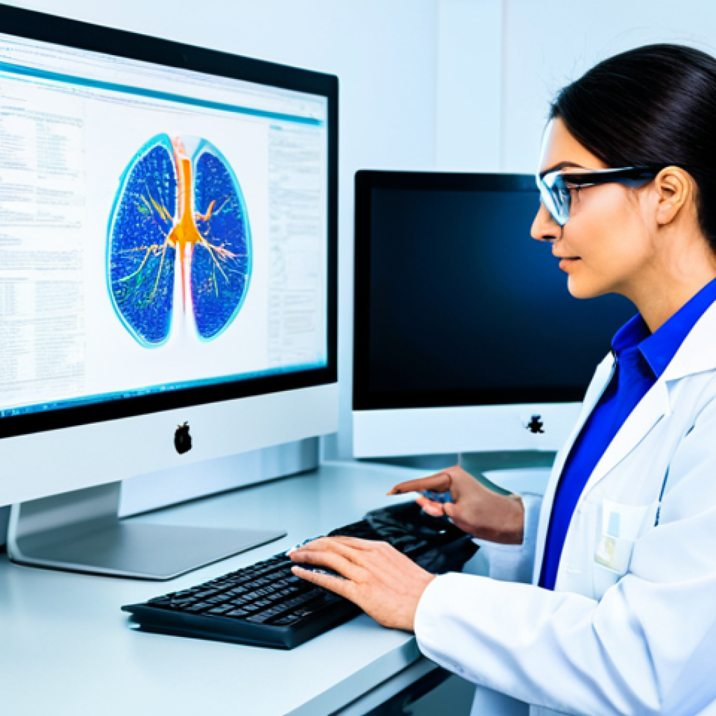 바이오프린팅의 국제적 규제 현황 - FDA Scientist Reviewing Bioprinting Data**

"A scientist wearing a lab coat and safety glasses, revi...