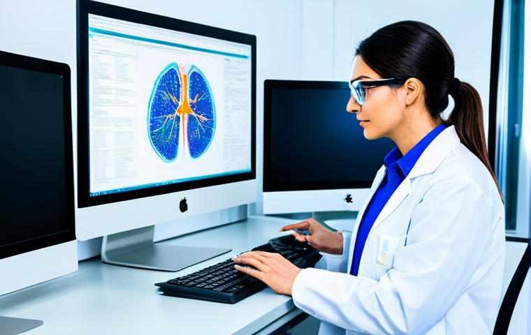 바이오프린팅의 국제적 규제 현황 - FDA Scientist Reviewing Bioprinting Data**

"A scientist wearing a lab coat and safety glasses, revi...