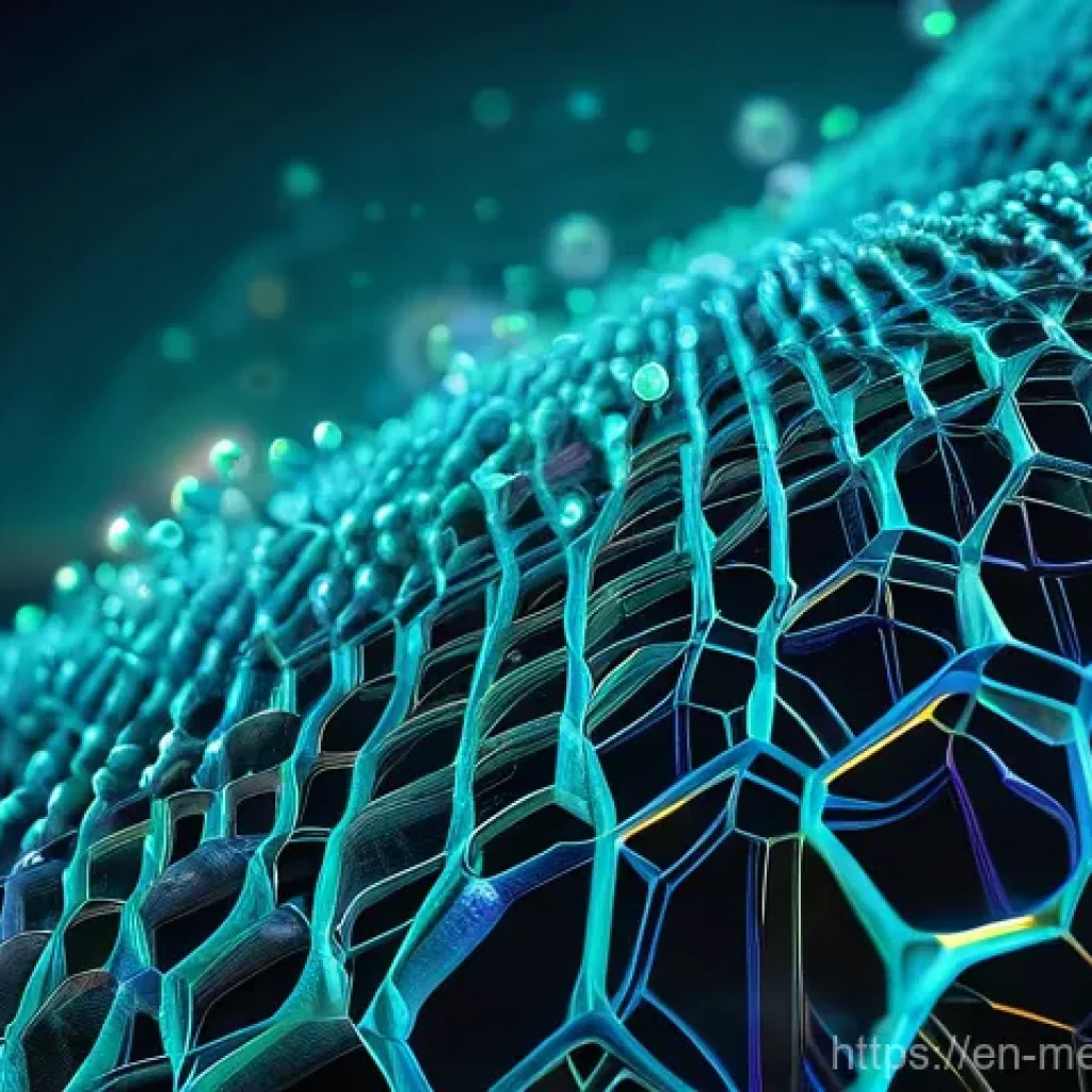 바이오프린팅의 기술적 장벽 극복 방안 - **Prompt 1: "The Micro-World of Bioinks"**
    A highly detailed, ultra-macroscopic shot capturing a...