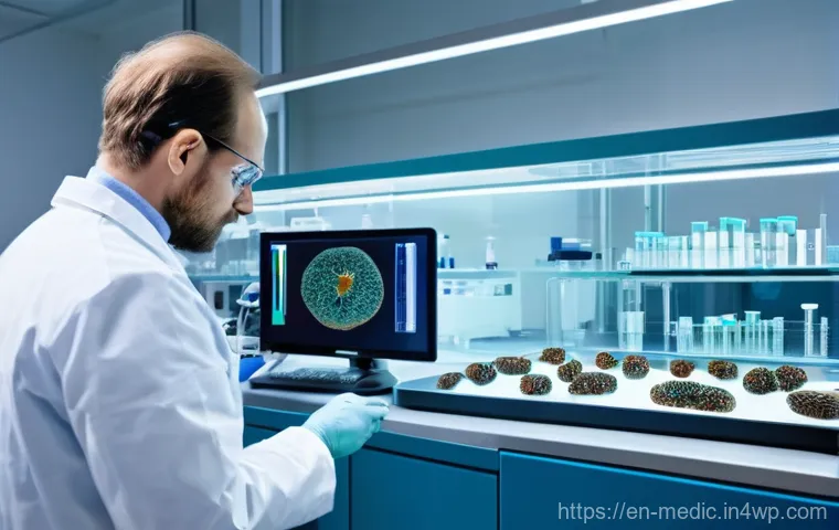 바이오프린팅으로 인한 의료 서비스의 혁신 - **Prompt 1: Revolutionizing Drug Discovery and Tissue Repair**
"A bright, ultra-modern bioprinti...